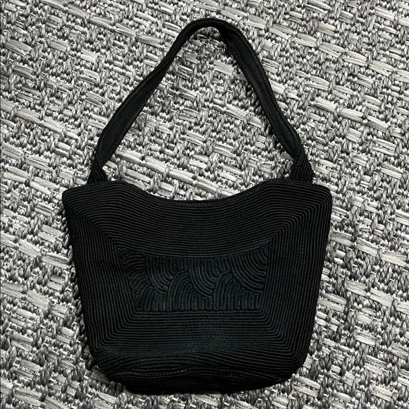 Vintage Black Zipper Purse - Picture 1 of 11